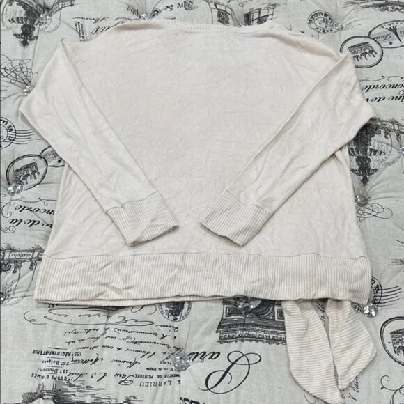 Bobeau Women's Scoop Neck Side Tie Sweater - Picture 8 of 8